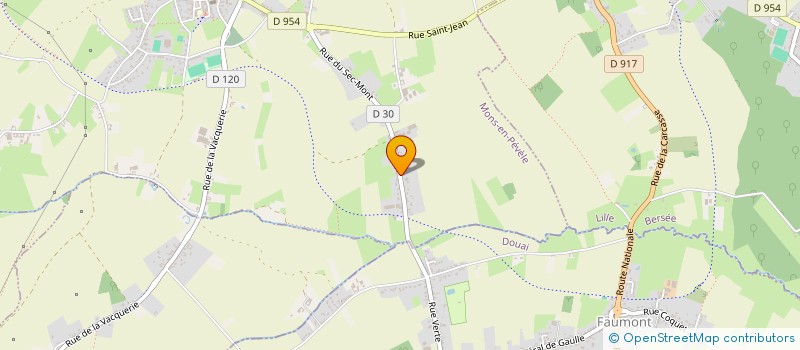 localisation de l'entreprise MONSIEUR PHILIPPE DUBUS  MONS-EN-PEVELE