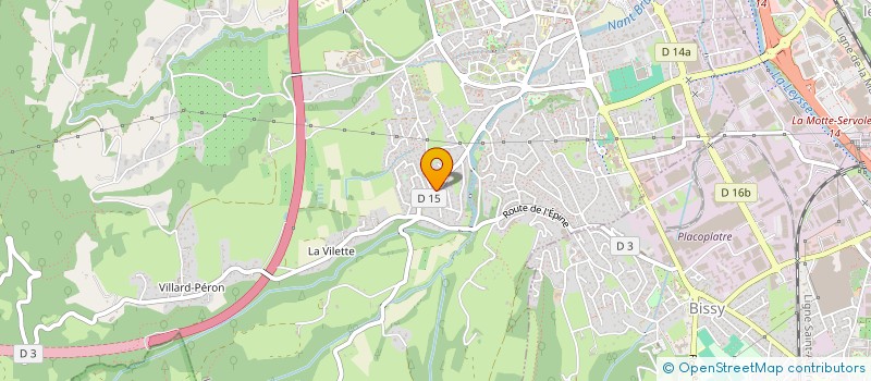 localisation de l'entreprise MONSIEUR PHILIPPE DUC  LA MOTTE-SERVOLEX