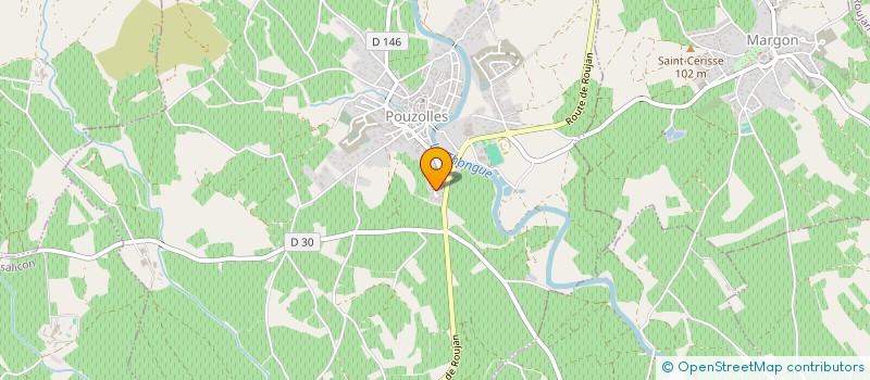 localisation de l'entreprise MONSIEUR PHILIPPE DUCASSE  POUZOLLES