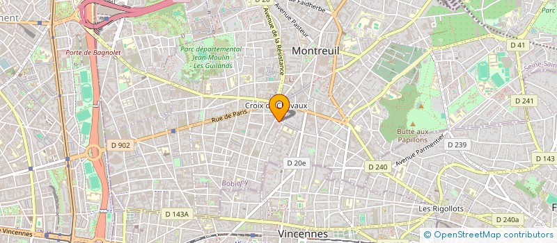 localisation de l'entreprise MONSIEUR PHILIPPE DUCAT à MONTREUIL