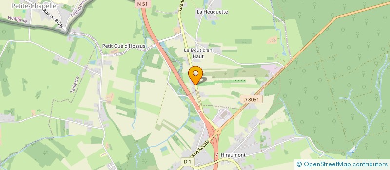 localisation de l'entreprise MONSIEUR PHILIPPE DUCHENE  GUE-D'HOSSUS