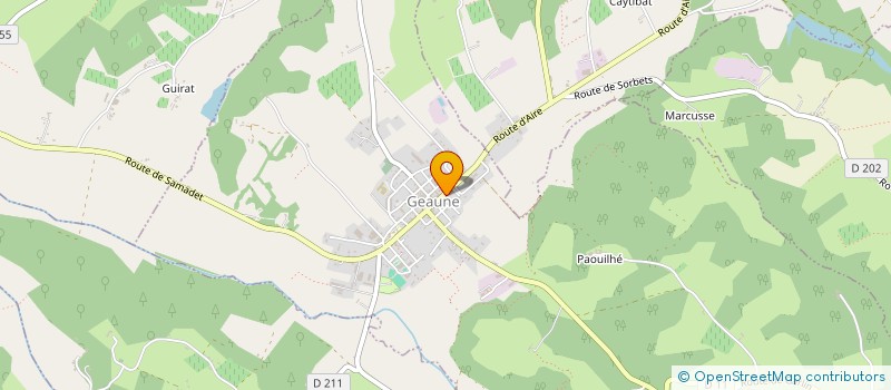 localisation de l'entreprise MONSIEUR PHILIPPE DUCHESNAY  GEAUNE