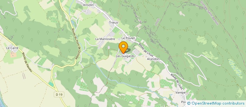 localisation de l'entreprise MONSIEUR PHILIPPE DUCOLOMB  GROSLEE-SAINT-BENOIT