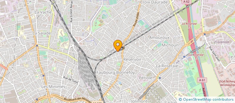 localisation de l'entreprise MONSIEUR PHILIPPE DUCOS à TOULOUSE