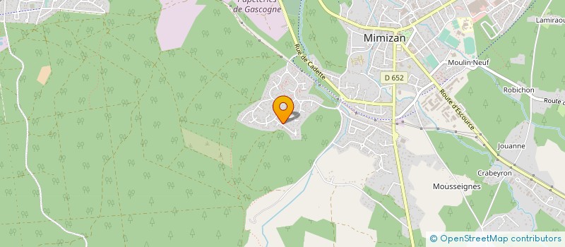 localisation de l'entreprise MONSIEUR PHILIPPE DUCOS  MIMIZAN