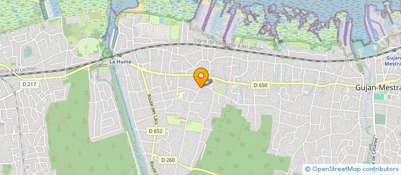 localisation de l'entreprise MONSIEUR PHILIPPE DUCOUT  GUJAN-MESTRAS