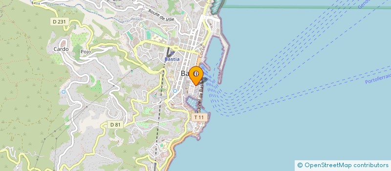 localisation de l'entreprise MONSIEUR PHILIPPE DUCRET à BASTIA