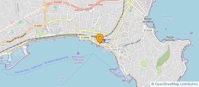 localisation de l'entreprise MONSIEUR PHILIPPE DUCRET à ANTIBES