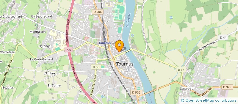 localisation de l'entreprise MONSIEUR PHILIPPE DUCRET  TOURNUS