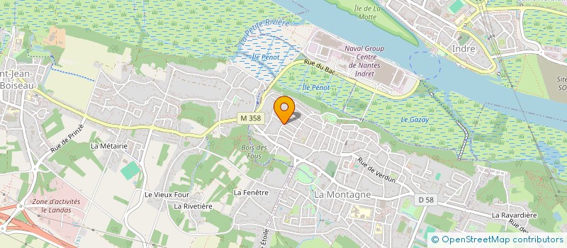 localisation de l'entreprise MONSIEUR PHILIPPE DUDOIT  LA MONTAGNE