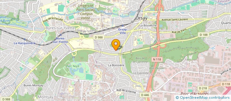 localisation de l'entreprise MONSIEUR PHILIPPE DUEME à ORSAY