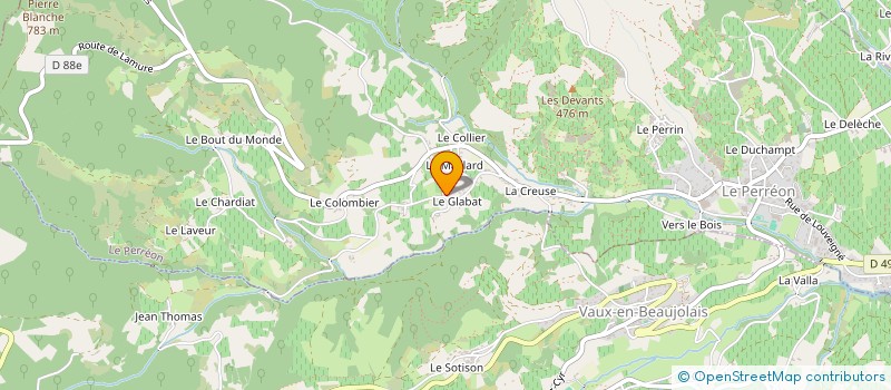 localisation de l'entreprise MONSIEUR PHILIPPE DUFAUX à LE PERREON