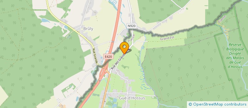 localisation de l'entreprise MONSIEUR PHILIPPE DUFOUR  GUE-D'HOSSUS