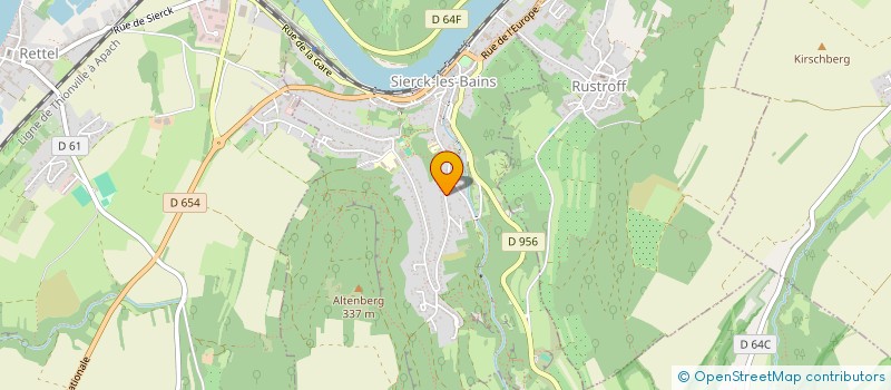 localisation de l'entreprise MONSIEUR PHILIPPE DUFOUR  KERLING-LES-SIERCK