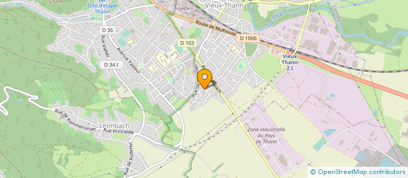 localisation de l'entreprise MONSIEUR PHILIPPE DUGON  WITTENHEIM