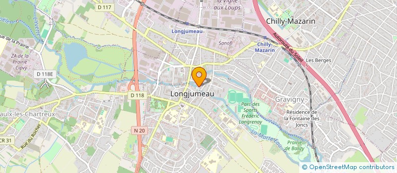 localisation de l'entreprise MONSIEUR PHILIPPE DUGUE à LONGJUMEAU