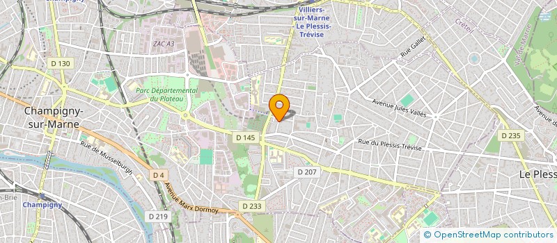 localisation de l'entreprise MONSIEUR PHILIPPE DUGUE à CHAMPIGNY-SUR-MARNE