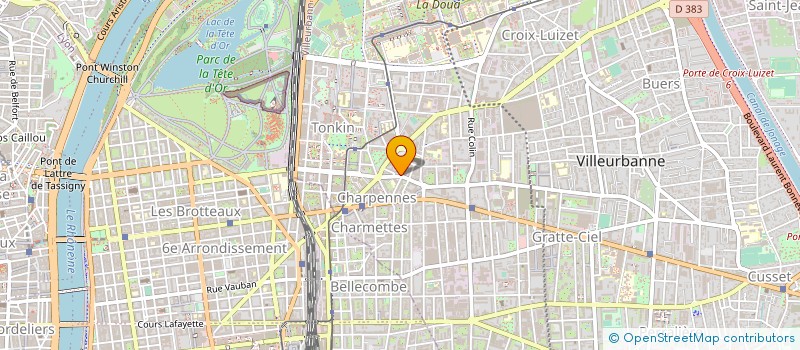 localisation de l'entreprise MONSIEUR PHILIPPE DUGUY  VILLEURBANNE