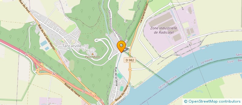 localisation de l'entreprise MONSIEUR PHILIPPE DUHAMEL  TANCARVILLE