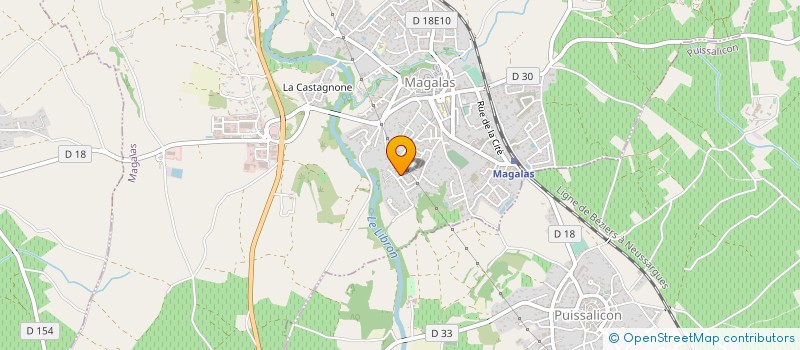 localisation de l'entreprise MONSIEUR PHILIPPE DUHEN à MAGALAS