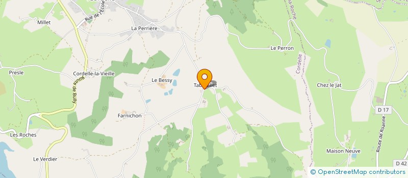 localisation de l'entreprise MONSIEUR PHILIPPE DUINAT  CORDELLE