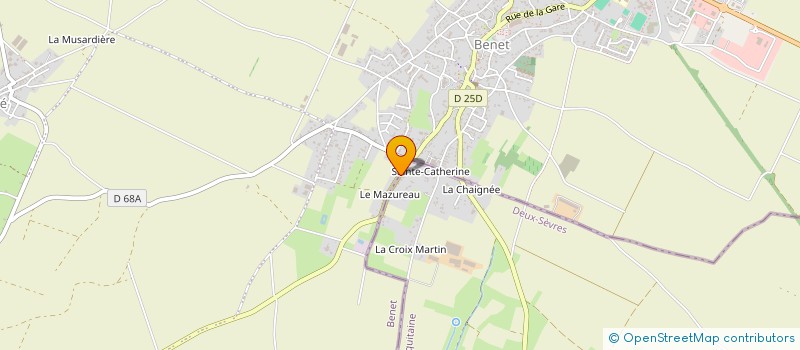 localisation de l'entreprise MONSIEUR PHILIPPE DULAIS  COULON