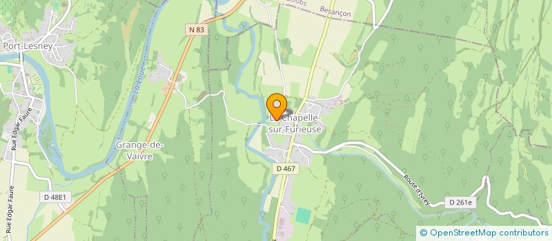 localisation de l'entreprise MONSIEUR PHILIPPE DULEVRON  LA CHAPELLE-SUR-FURIEUSE