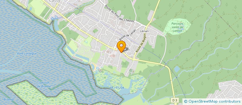 localisation de l'entreprise MONSIEUR PHILIPPE DULMAON  LANTON