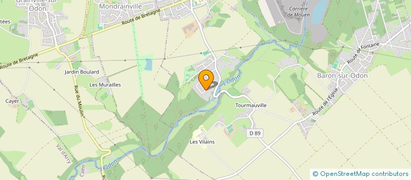 localisation de l'entreprise MONSIEUR PHILIPPE DULONG  TOURVILLE-SUR-ODON