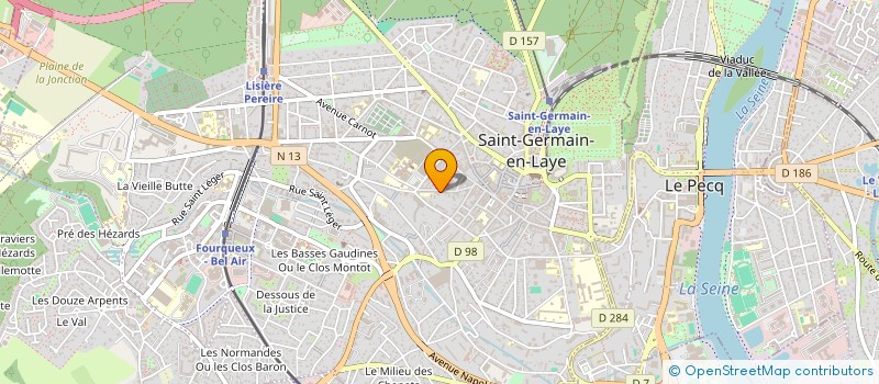 localisation de l'entreprise MONSIEUR PHILIPPE DUMAS  SAINT-GERMAIN-EN-LAYE