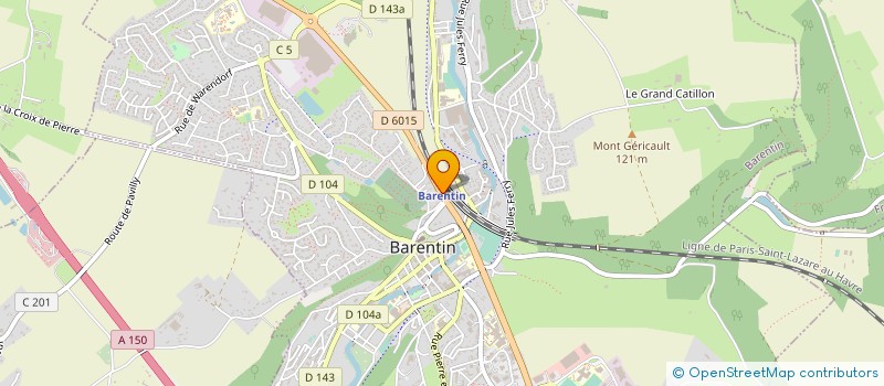 localisation de l'entreprise MONSIEUR PHILIPPE DUMAS  BARENTIN