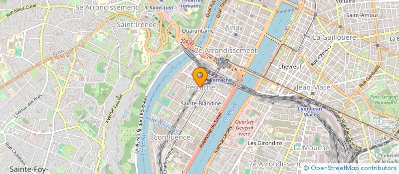 localisation de l'entreprise MONSIEUR PHILIPPE DUMAZET  LYON