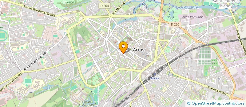 localisation de l'entreprise MONSIEUR PHILIPPE DUMONT à ARRAS