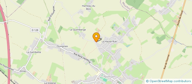 localisation de l'entreprise MONSIEUR PHILIPPE DUMORTIER à NOMAIN