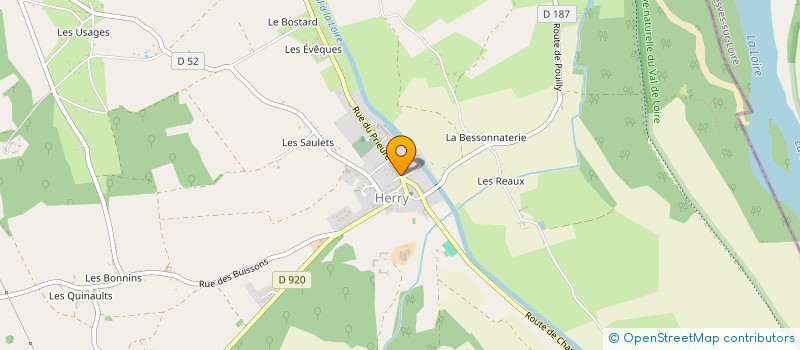 localisation de l'entreprise MONSIEUR PHILIPPE DUMUR à HERRY