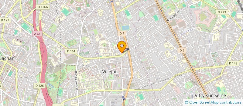 localisation de l'entreprise MONSIEUR PHILIPPE DUPAIN  VILLEJUIF