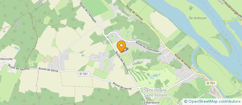 localisation de l'entreprise MONSIEUR PHILIPPE DUPIRE  SAUMUR