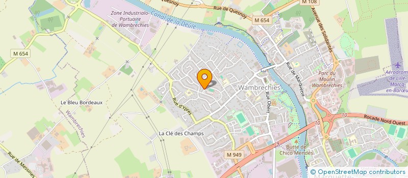 localisation de l'entreprise MONSIEUR PHILIPPE DUPLOUY à WAMBRECHIES