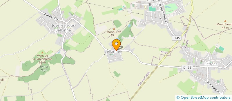 localisation de l'entreprise MONSIEUR PHILIPPE DUPONT  BELLONNE