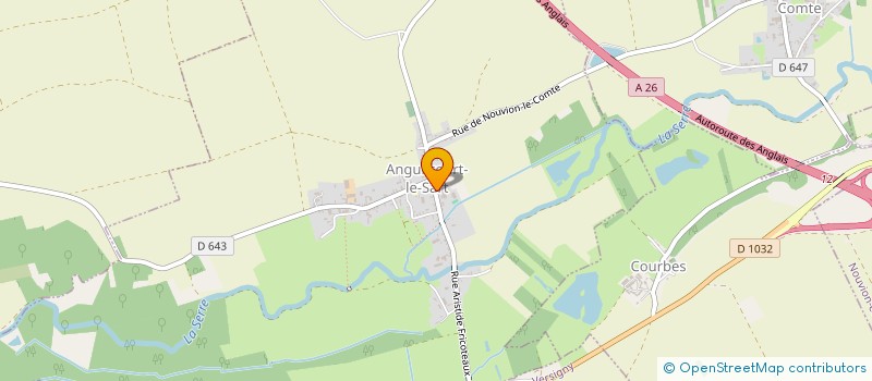 localisation de l'entreprise MONSIEUR PHILIPPE DUPONT  ANGUILCOURT-LE-SART