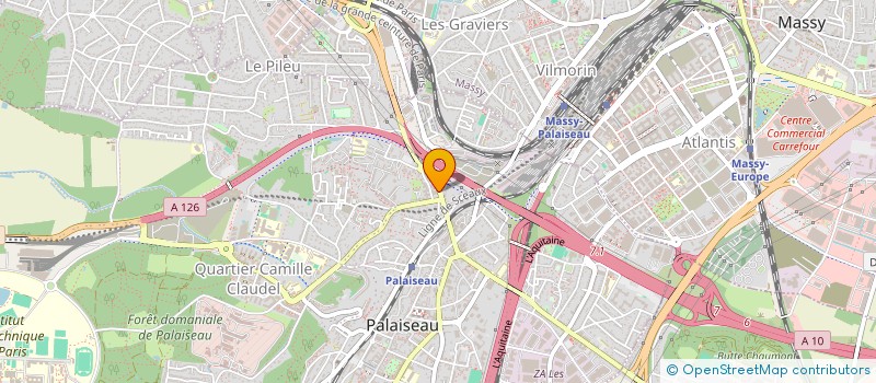 localisation de l'entreprise MONSIEUR PHILIPPE DUPONT  PALAISEAU