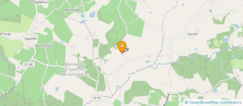 localisation de l'entreprise MONSIEUR PHILIPPE DUPOUY LAHITTE  ST VIVIEN