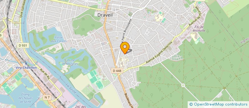 localisation de l'entreprise MONSIEUR PHILIPPE DUPRAT à DRAVEIL