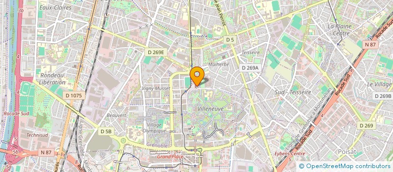 localisation de l'entreprise MONSIEUR PHILIPPE DUPRAZ à GRENOBLE