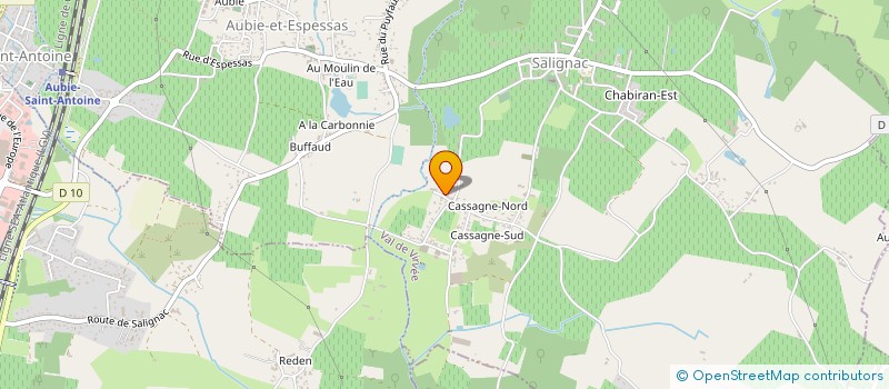 localisation de l'entreprise MONSIEUR PHILIPPE DUPUIS  VAL DE VIRVEE