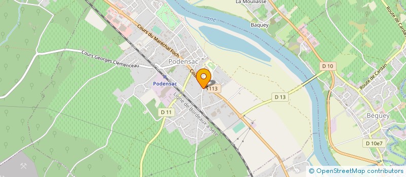 localisation de l'entreprise MONSIEUR PHILIPPE DUPUY  LANDIRAS