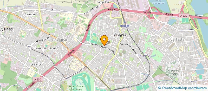 localisation de l'entreprise MONSIEUR PHILIPPE DUPUY  BRUGES