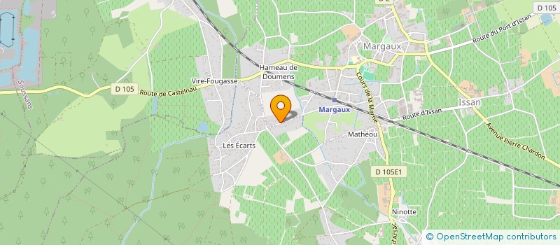 localisation de l'entreprise MONSIEUR PHILIPPE DUPUY  MARGAUX-CANTENAC