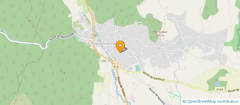 localisation de l'entreprise MONSIEUR PHILIPPE DURAND à LA ROQUEBRUSSANNE