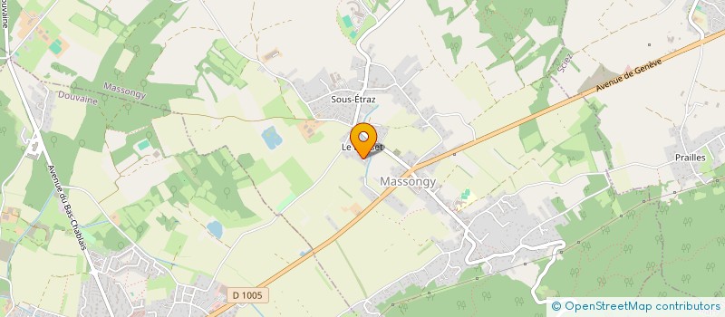 localisation de l'entreprise MONSIEUR PHILIPPE DURAND  MASSONGY